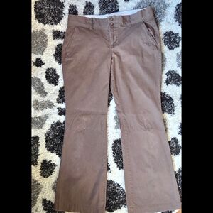 Old Navy Women's Tan Flare Pants
